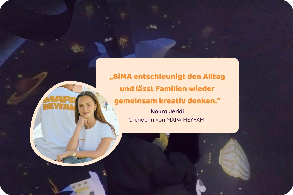 MAPA HEYFAM x BiMA: Wie Noura Jeridi Kinder und Familien stärken möchte