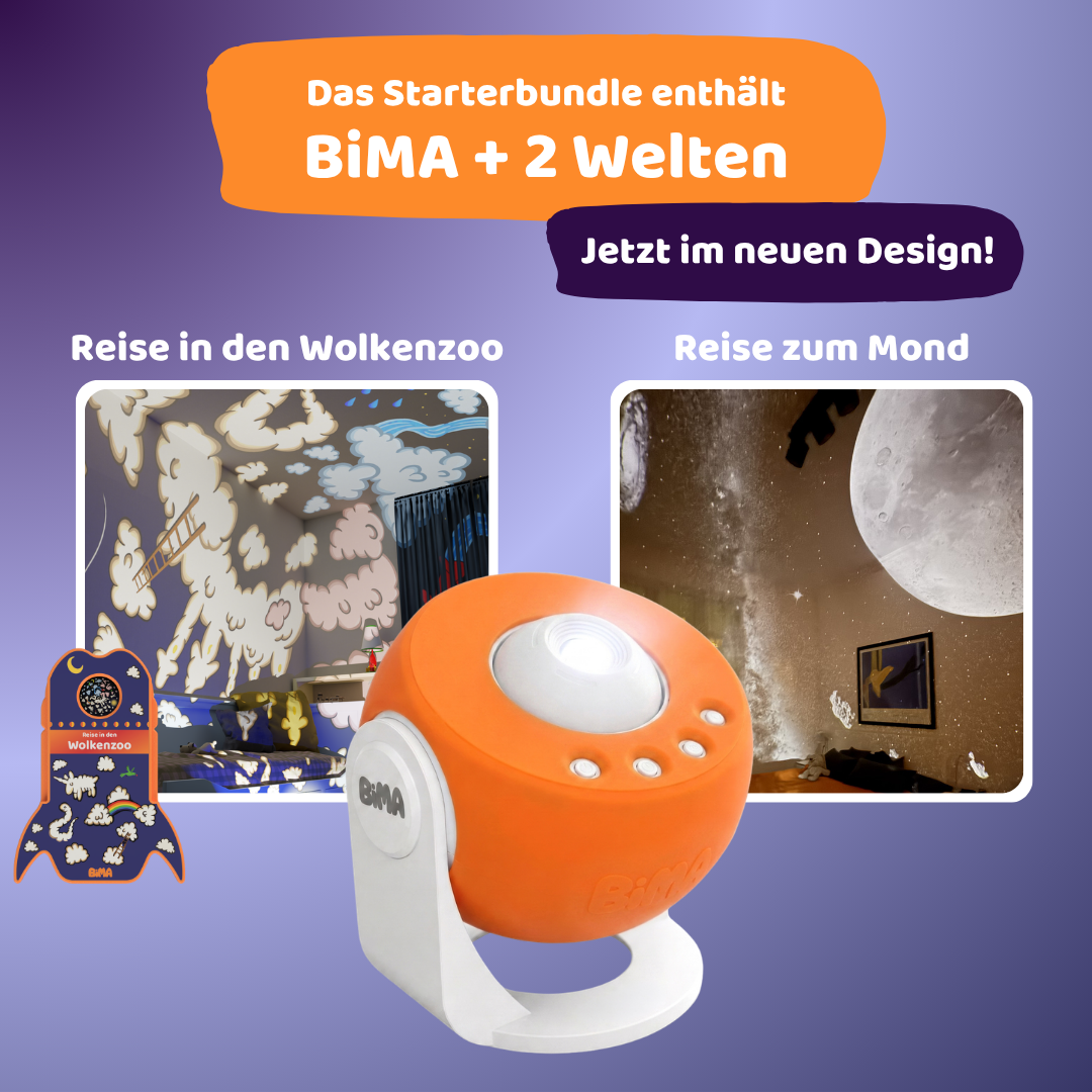 Starter Bundle – BiMA Projektor inkl. 2 Welten