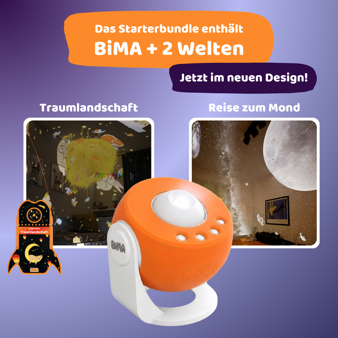 Starter Bundle – BiMA Projektor inkl. 2 Welten
