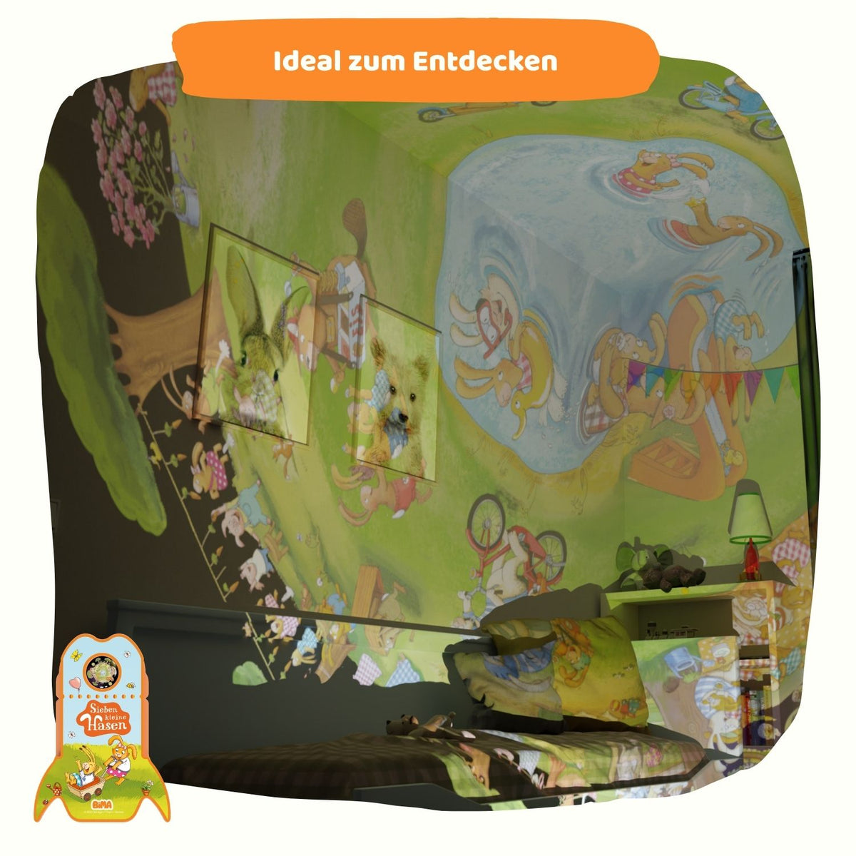 Sieben kleine Hasen